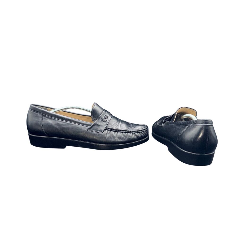 SAS Black Leather Penny Loafers Comfort Slip On Shoes Men’s 11M